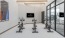 a room with bikes
