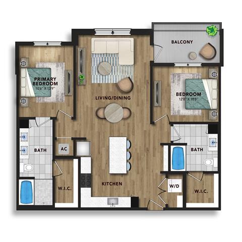 NC Charlotte HazelSouthpark p1800292 HAZELB3 2 FloorPlan