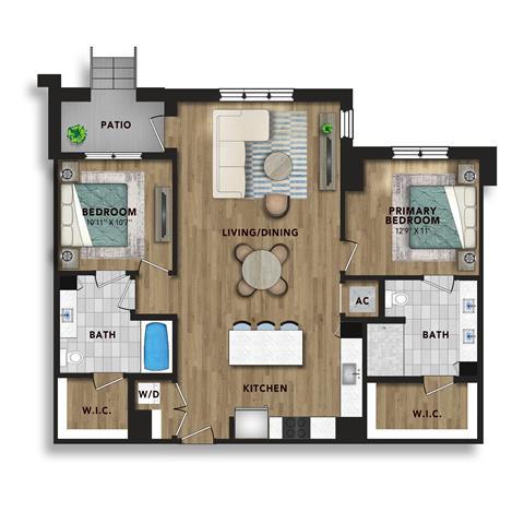 NC Charlotte HazelSouthpark p1800292 HAZELBG2 2 FloorPlan