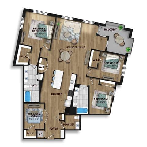 NC Charlotte HazelSouthpark p1800292 HAZELC5 2 FloorPlan